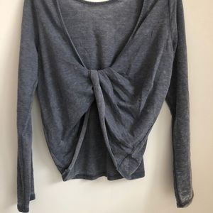 Asos sweatshirt with twistback